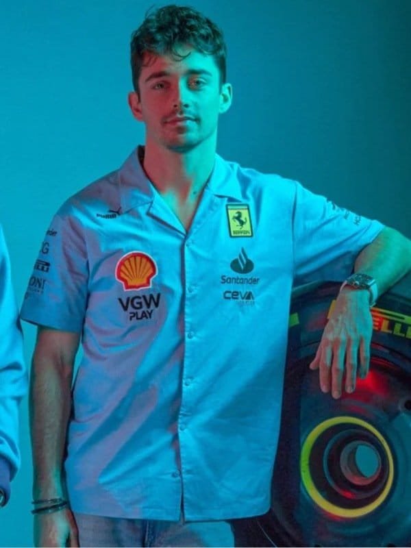 Scuderia Ferrari F1 Racing Miami GP Blue Shirt
