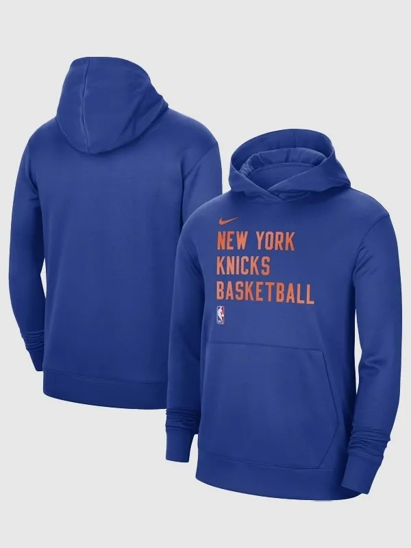 New York Knicks Basketball Blue Hoodie