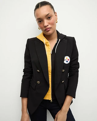 Pittsburgh Steelers Veronica Beard Black Dickey Jacket