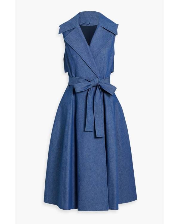 Charlotte York And Just Like That Sleeveless Denim Dress