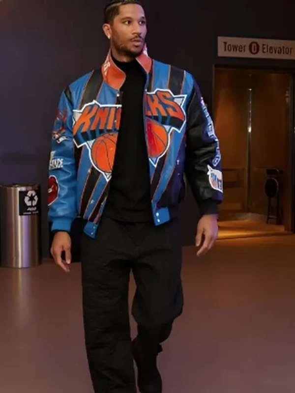 New York Knicks Amare Stoudemire Leather Jacket