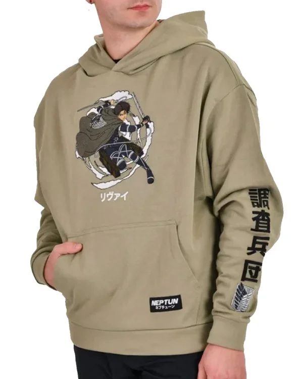Attack On Titan Brown Hoodie