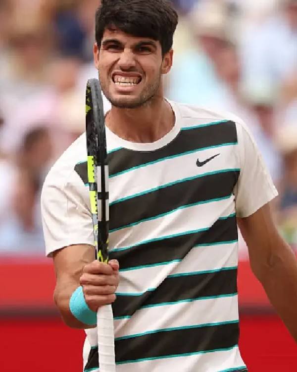 Carlos Alcaraz 2025 Queen’s Club Final T-Shirt