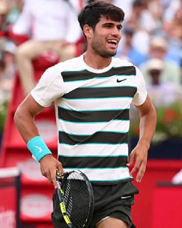 Carlos Alcaraz 2025 Queen’s Club Final T-Shirt