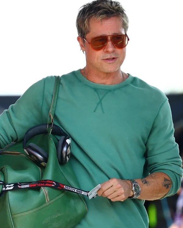 Brad Pitt F1 The Movie Green Sweatshirt