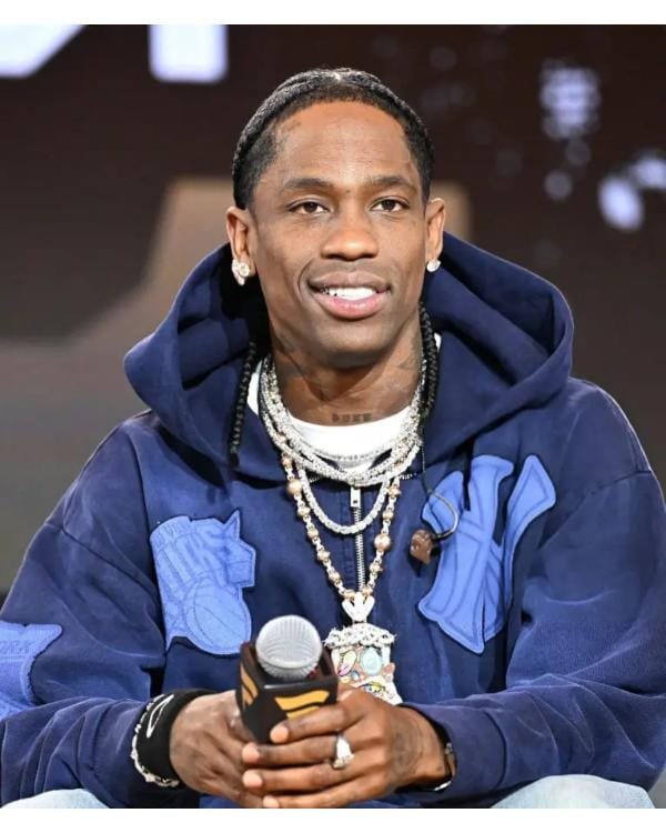 Fanatics Fest NYC 2025 Travis Scott Blue Hoodie