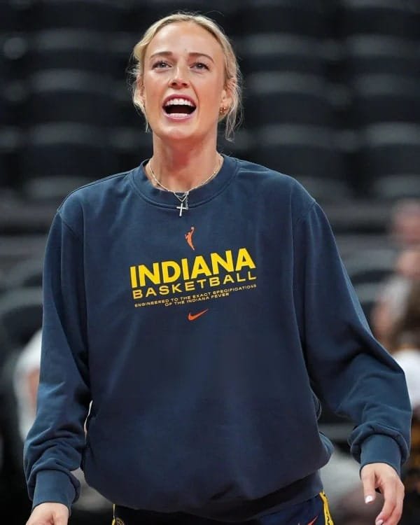 Indiana Basketball Sophie Cunningham Blue Sweatshirt