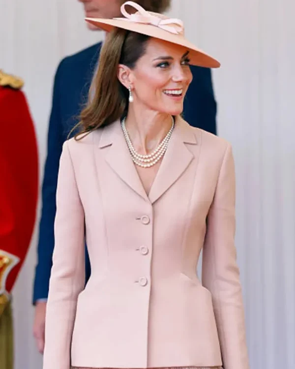 Kate Middleton Royal Dais Pink Blazer