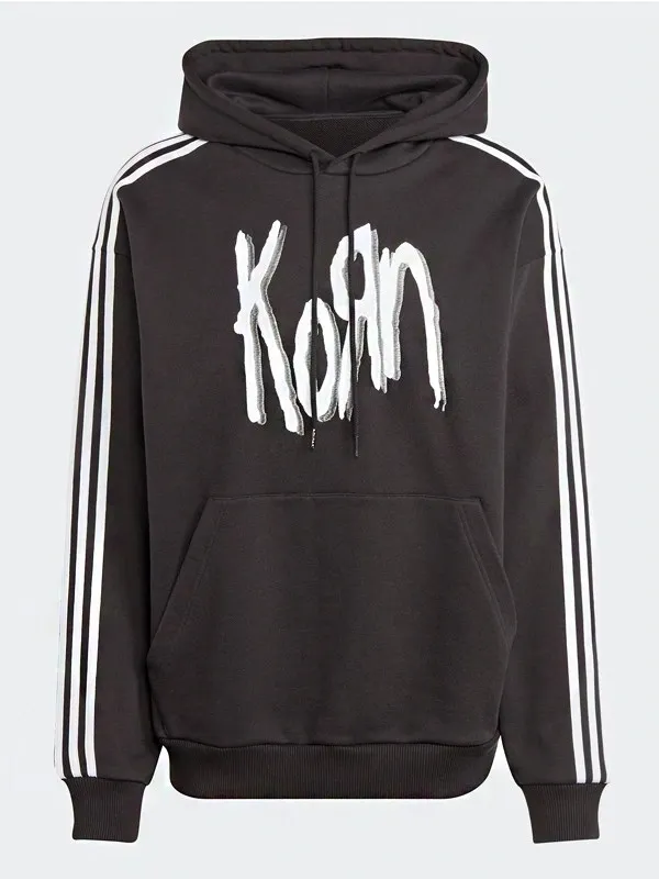 Korn Pullover Black Hoodie