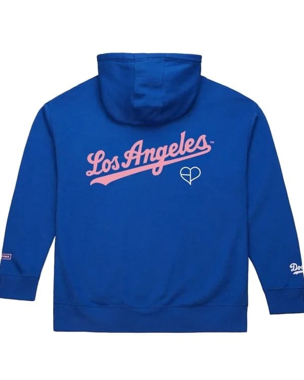 Mitchell Ness X Blackpink Dodgers Hoodie