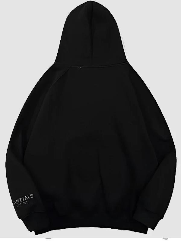 Essentials Pullover Hoodie Black