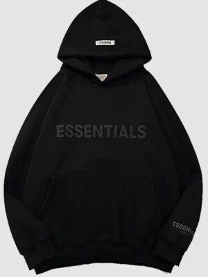 Essentials Pullover Hoodie Black