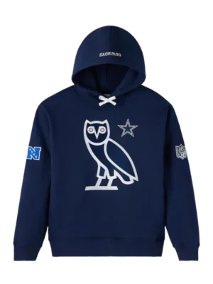 OVO Dallas Cowboys Owl Blue Hoodie