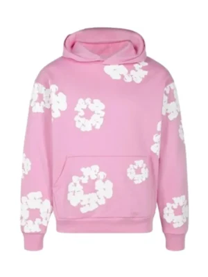 Pink Denim Tears Pullover Hoodie