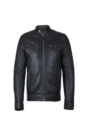 Retro Black Biker Jacket