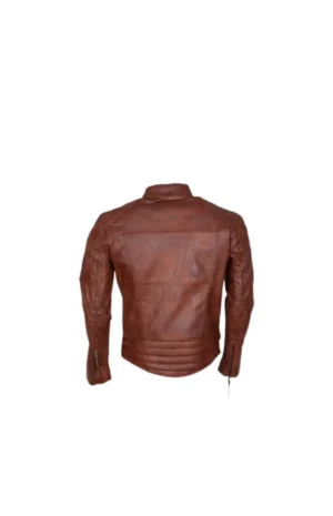Womens Black Leather Motorcycle Jacket