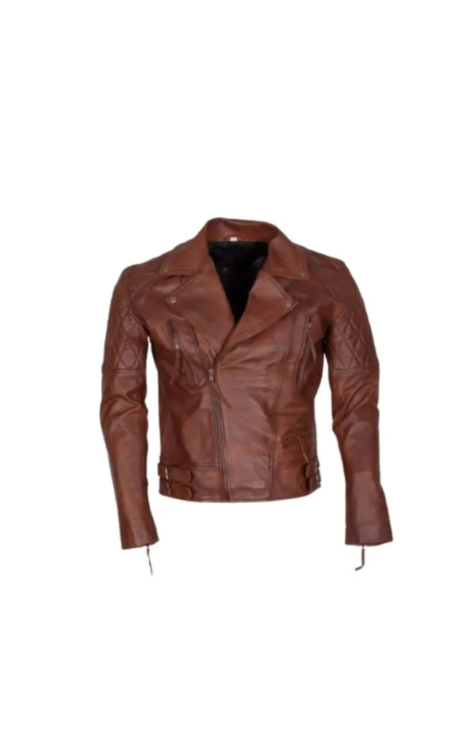 Womens Black Leather Motorcycle Jacket