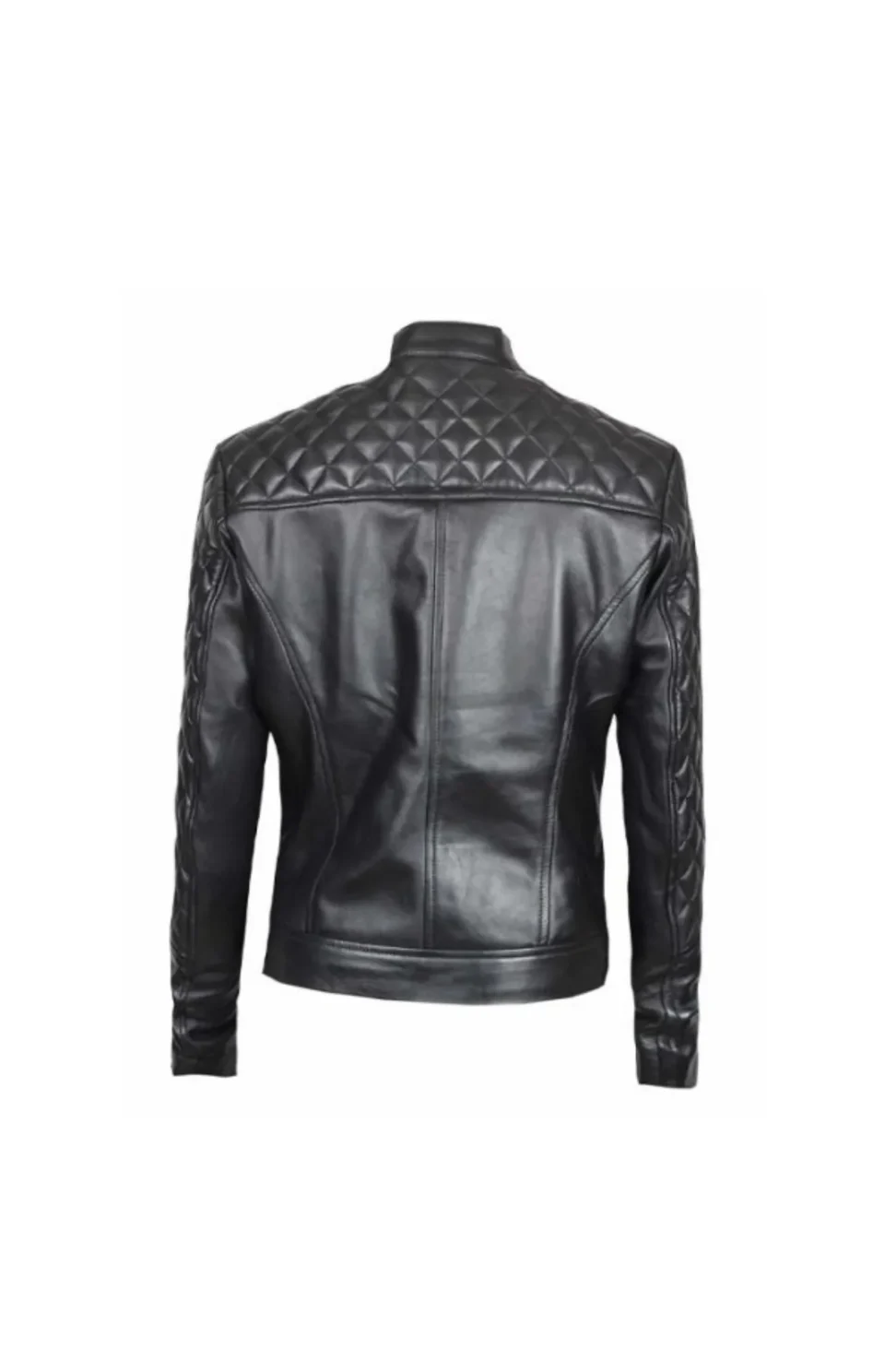 Women’s Slim Fit Quilted Leather Jacket