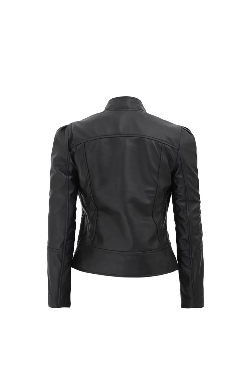 Women’s Slim Fit Black Leather Jacket