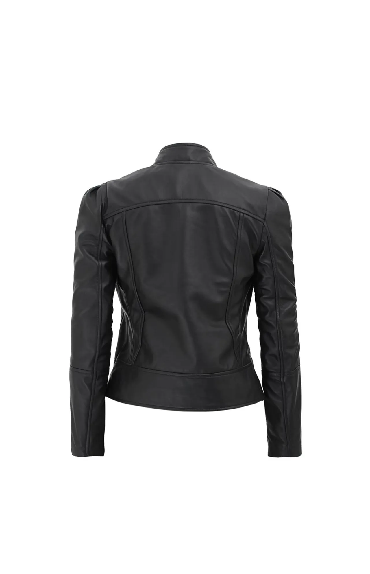 Women’s Slim Fit Black Leather Jacket