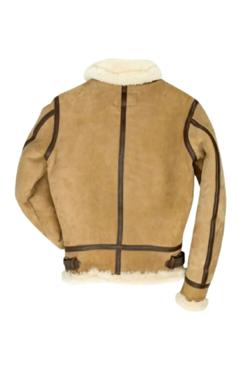 B3 Bomber Suede Leather Shearling Jacket